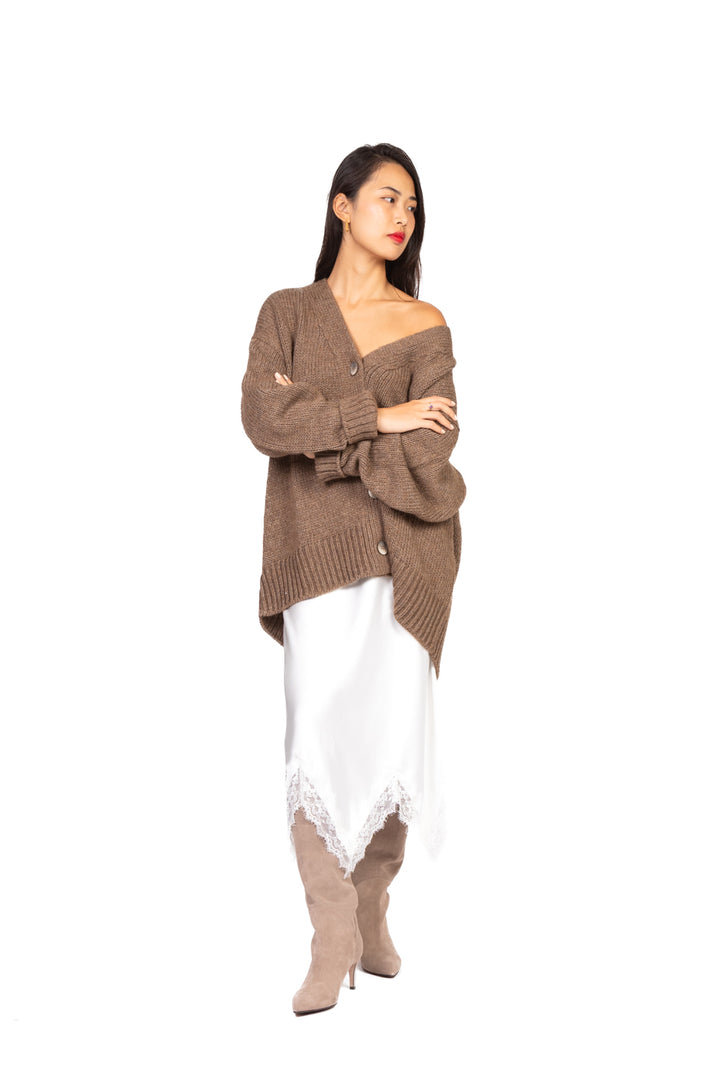 Tensione In - Gonna satin intarsi pizzo Art. 37656