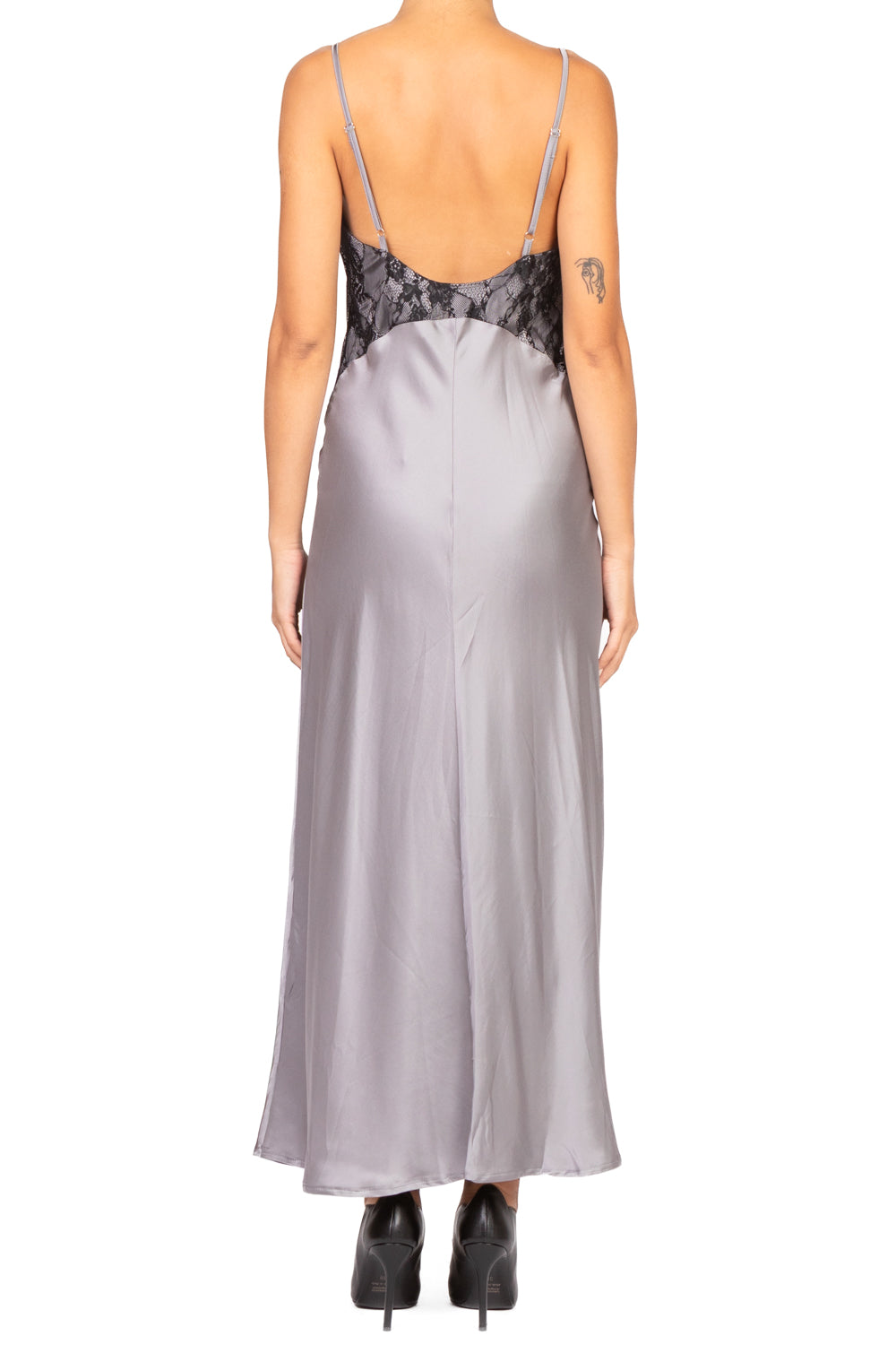 Vicolo - Abito satin con pizzo Art. TF1089