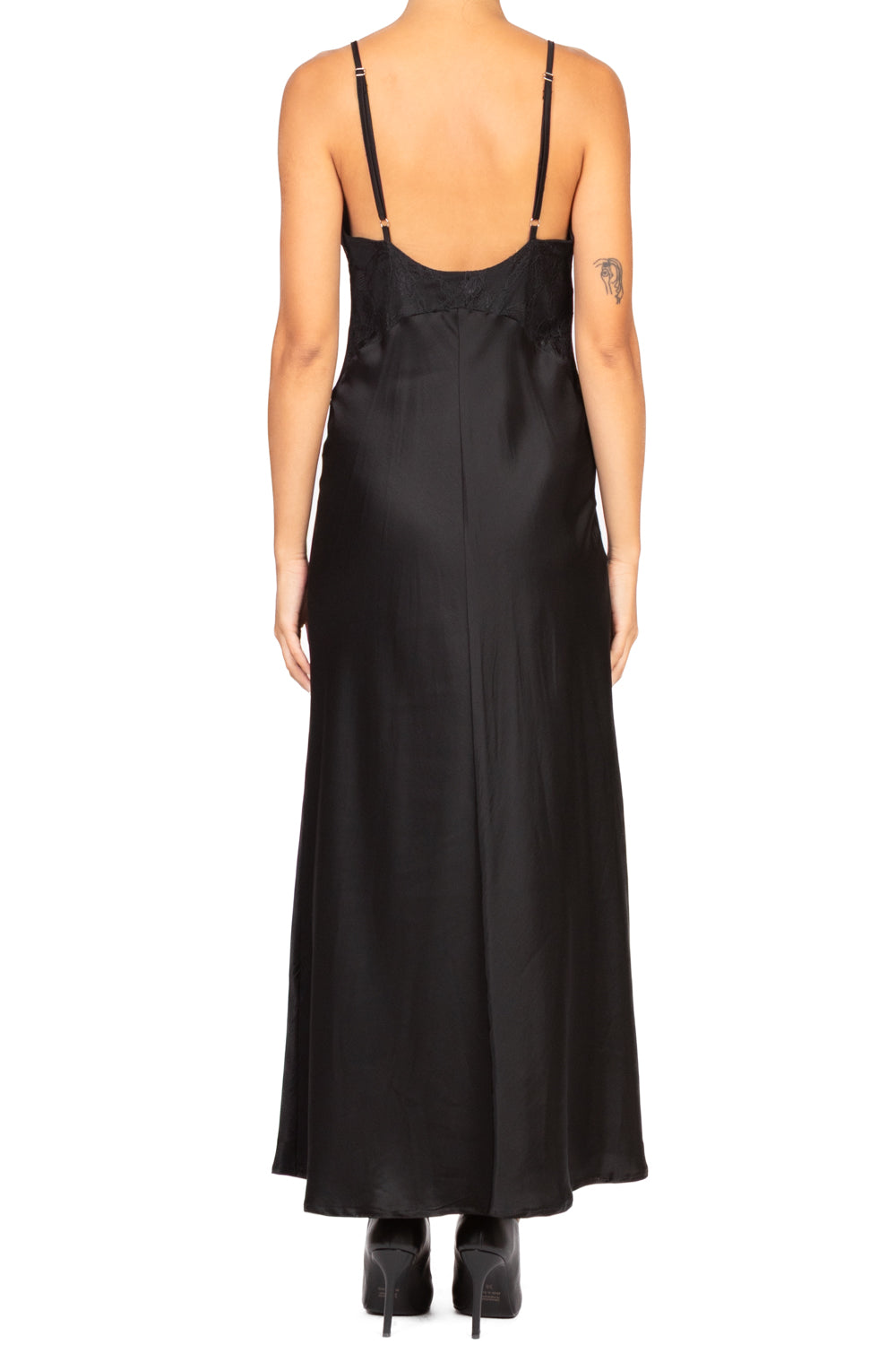 Vicolo - Abito satin con pizzo Art. TF1089