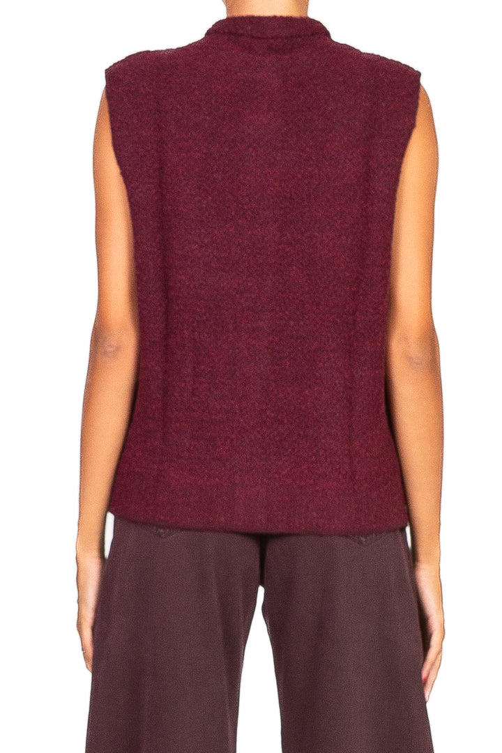Tensione In - Gilet in maglia bouclé Art. W5HMT12A428