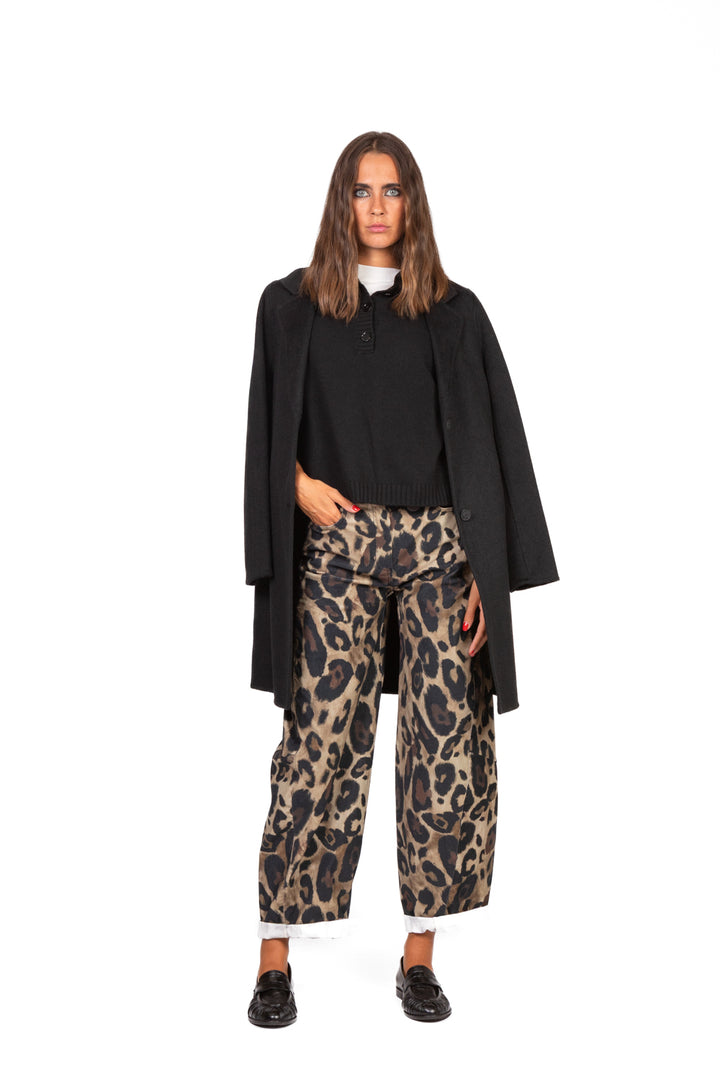 Have One - Pantalone barrel animalier Art. PFW-P166