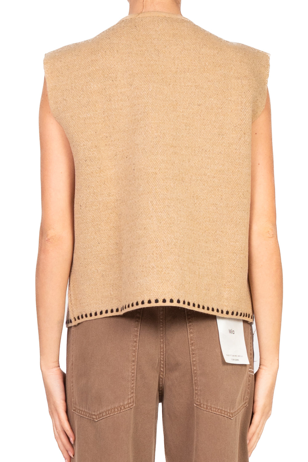 Tensione In - Gilet aperto ricamato Art. W5HMG35A400