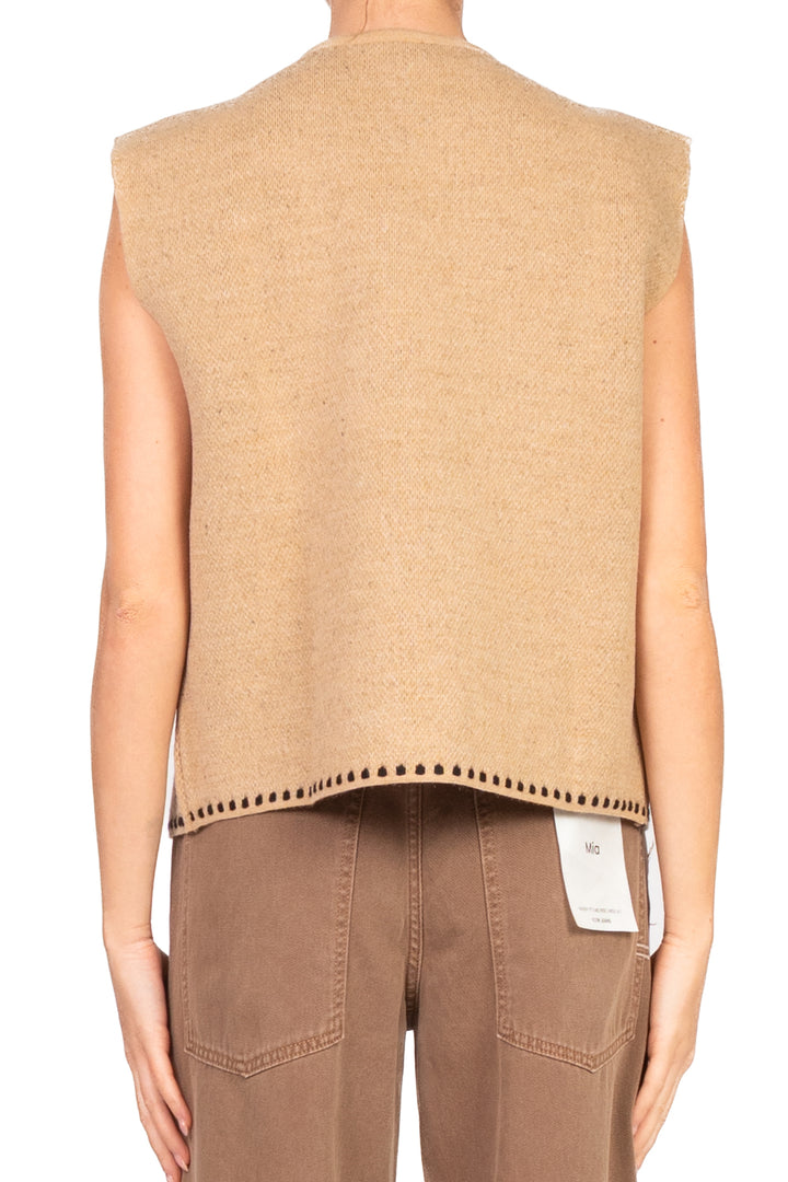 Tensione In - Gilet aperto ricamato Art. W5HMG35A400