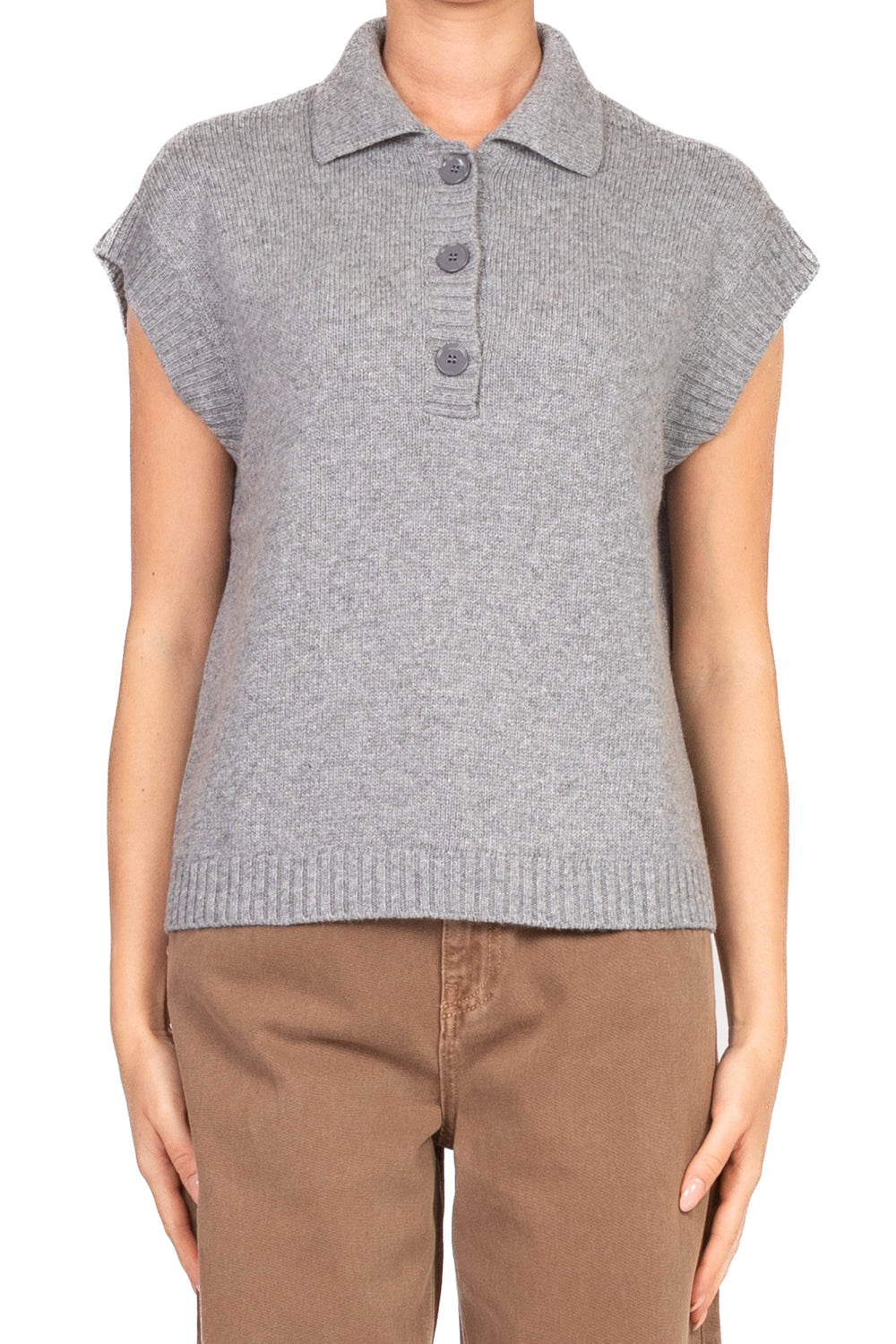 Vicolo - Gilet con colletto Art. 77214F