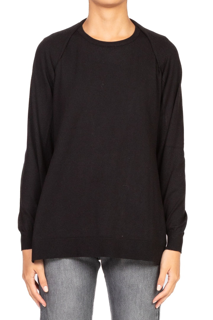 Vicolo - Maglia lunga smanicata con coprispalla Art. 22147F