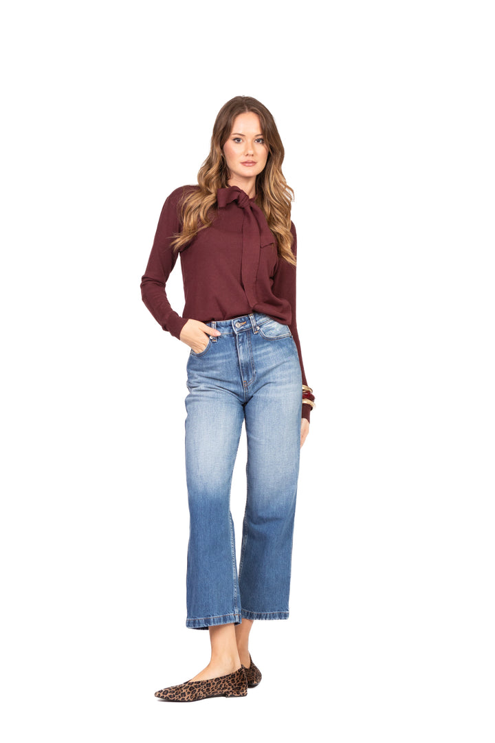 Vicolo - Maglia colletto fiocco Art. 44005F