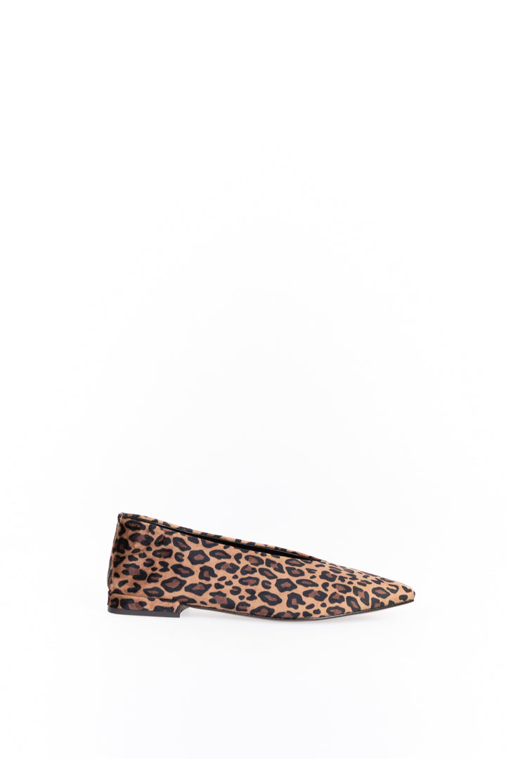 Ovyé - Ballerina in suede animalier Art. LF411A089CLU