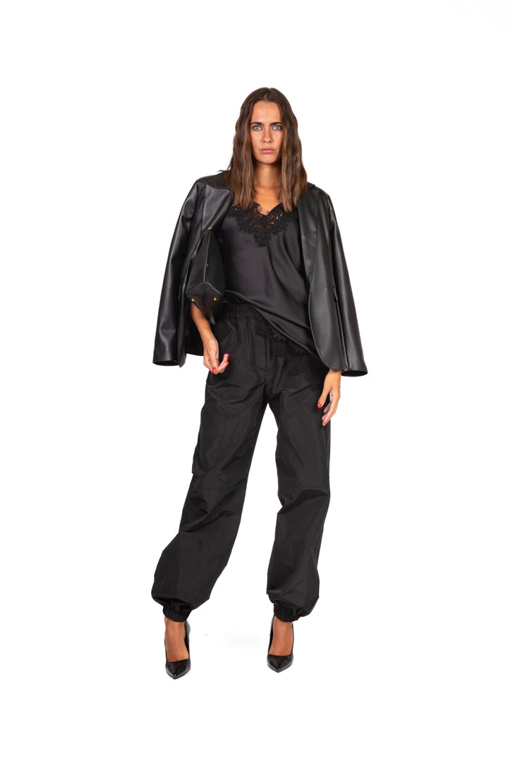 Vicolo - Pantalone jogger in acetato Art. TF1045