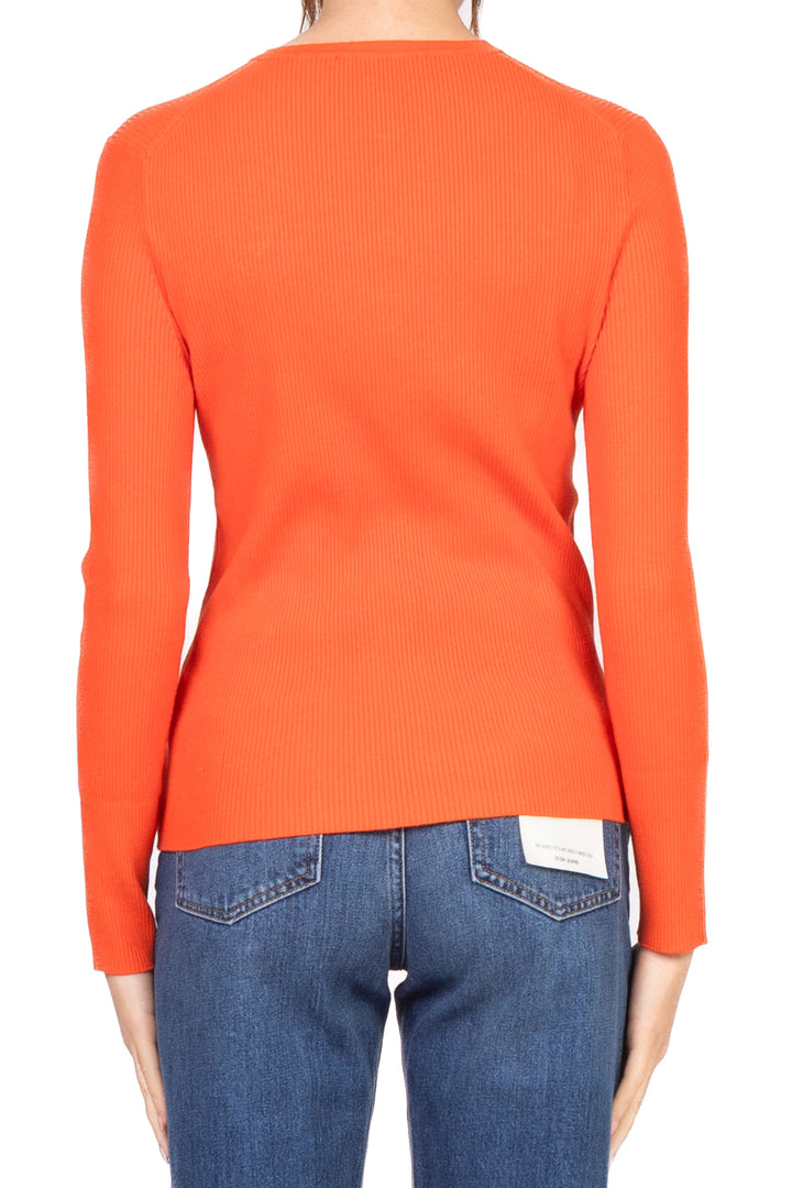Vicolo - Maglia costine con bottoncini Art. 22125F