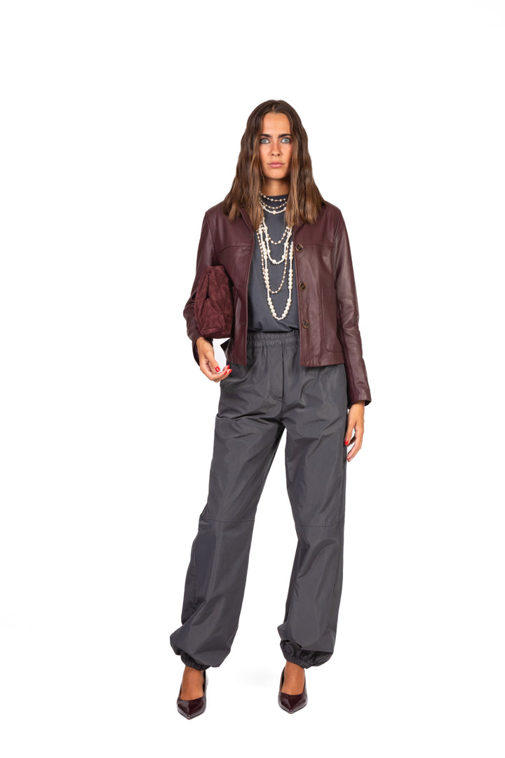 Vicolo - Pantalone jogger in acetato Art. TF1045