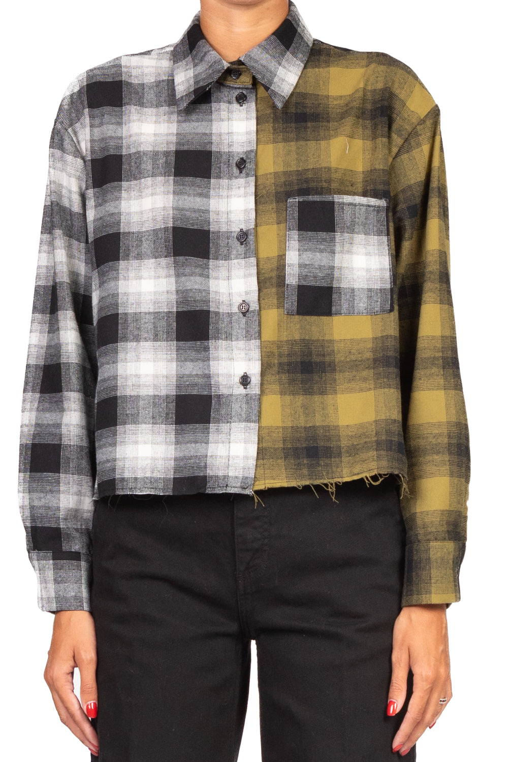 Dixie - Camicia check taglio vivo Art. CFH5YIZ