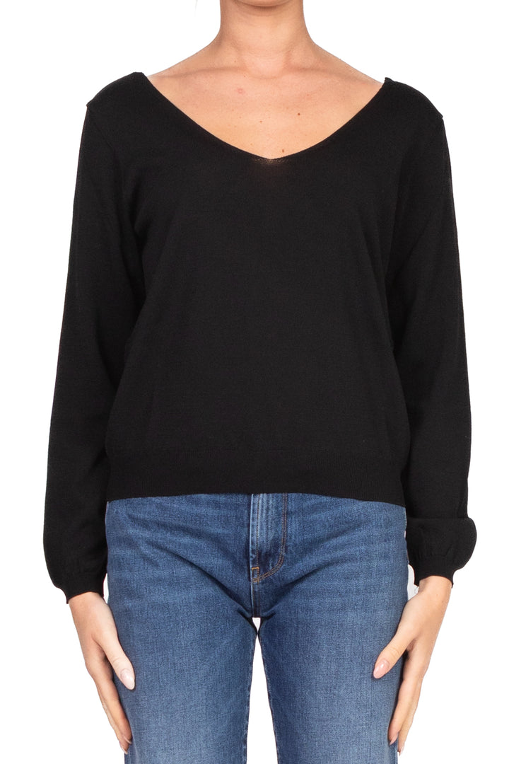 Vicolo - Maglia doppio scollo V  Art. 44034F