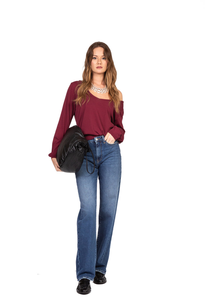 Vicolo - Maglia doppio scollo V  Art. 44034F