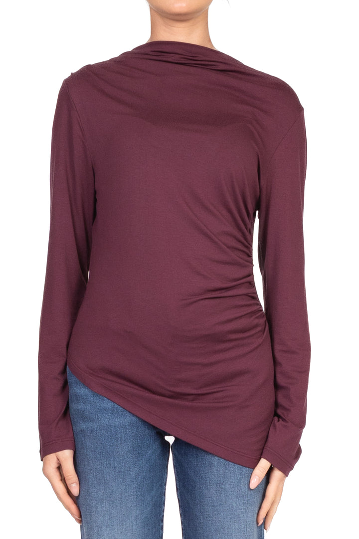 Tensione In - Maglia asimmetrica con drappeggio Art. TN17