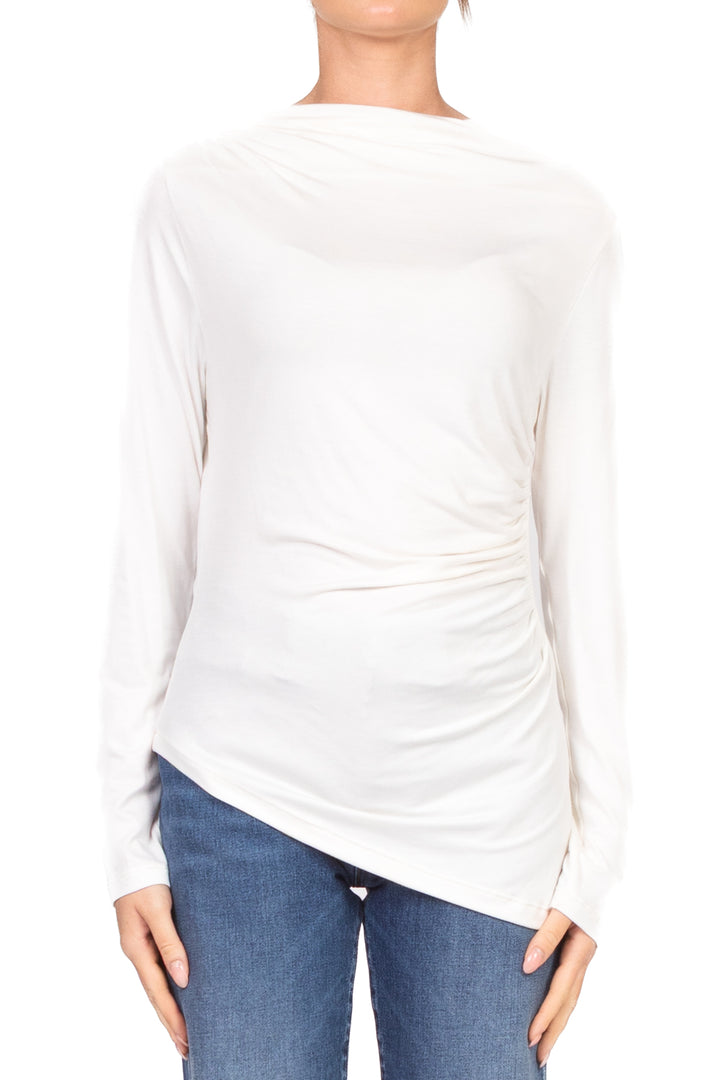 Tensione In - Maglia asimmetrica con drappeggio Art. TN17
