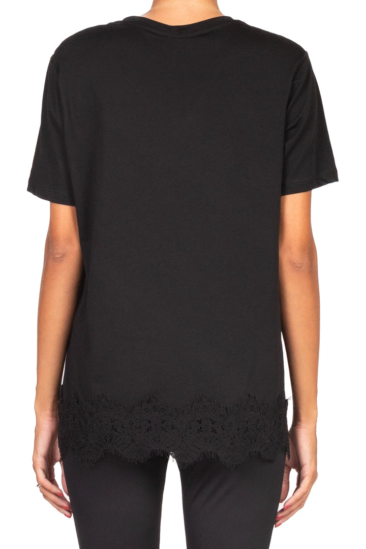 Tensione In - T-shirt over con pizzo Art. 37637