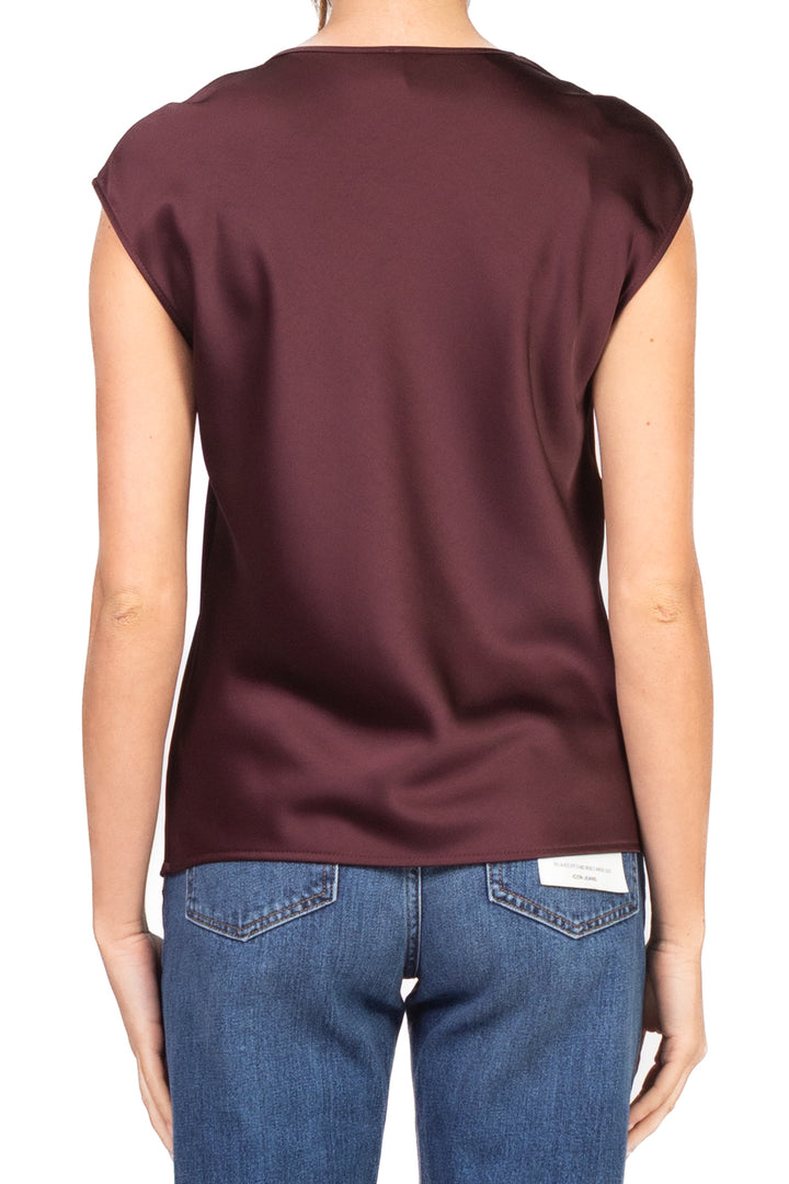 Imperial - Blusa smanicata scollo V satin Art. REH0KBA