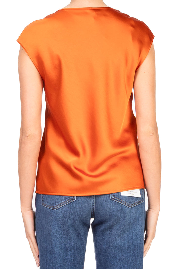 Imperial - Blusa smanicata scollo V satin Art. REH0KBA
