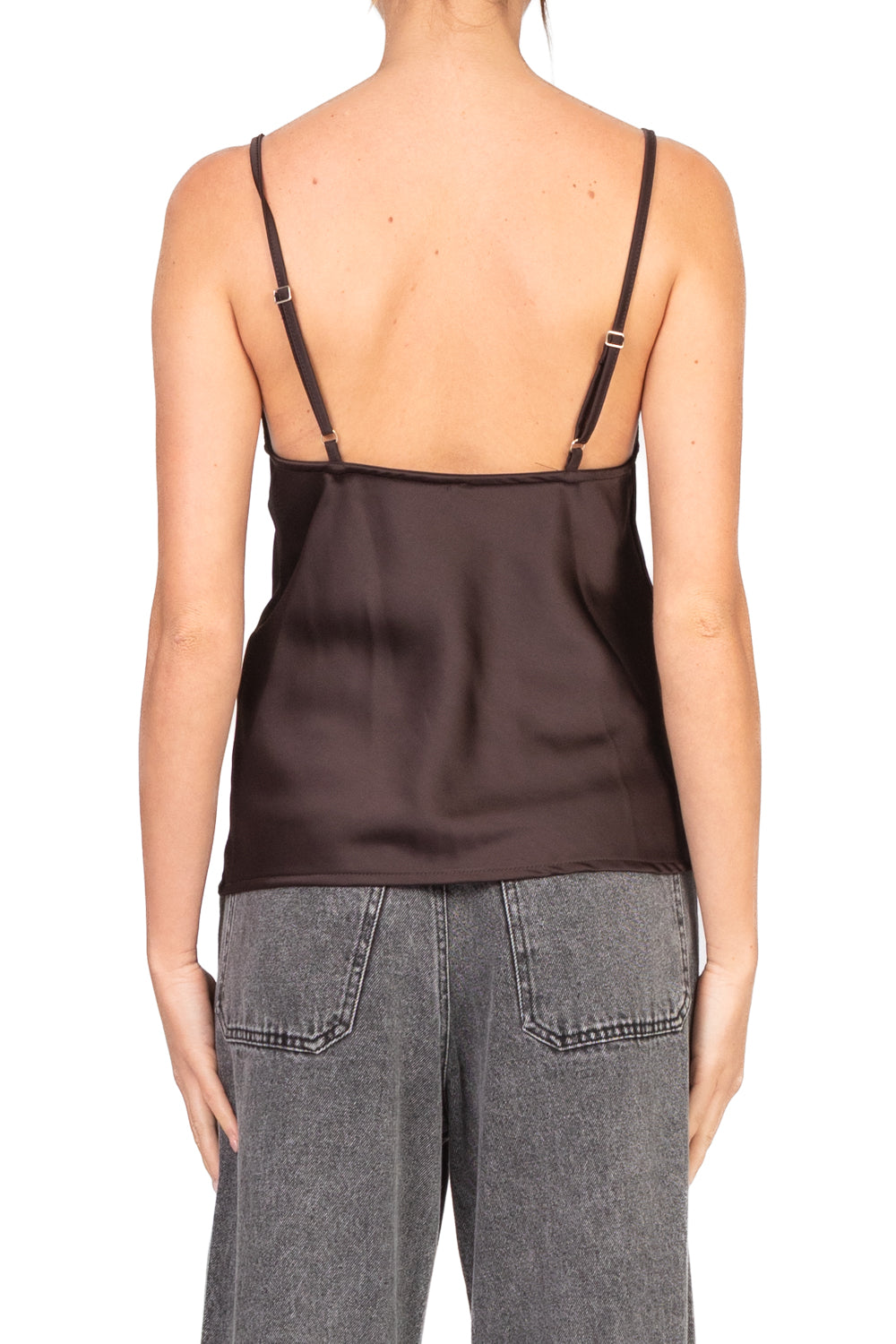 Tensione In - Top satin con pizzo Art. 37634