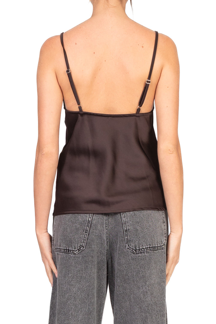 Tensione In - Top satin con pizzo Art. 37634