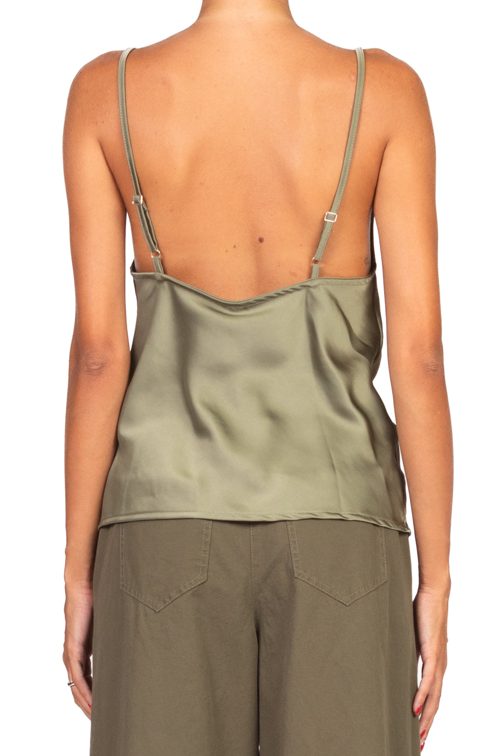 Tensione In - Top satin con pizzo Art. 37634