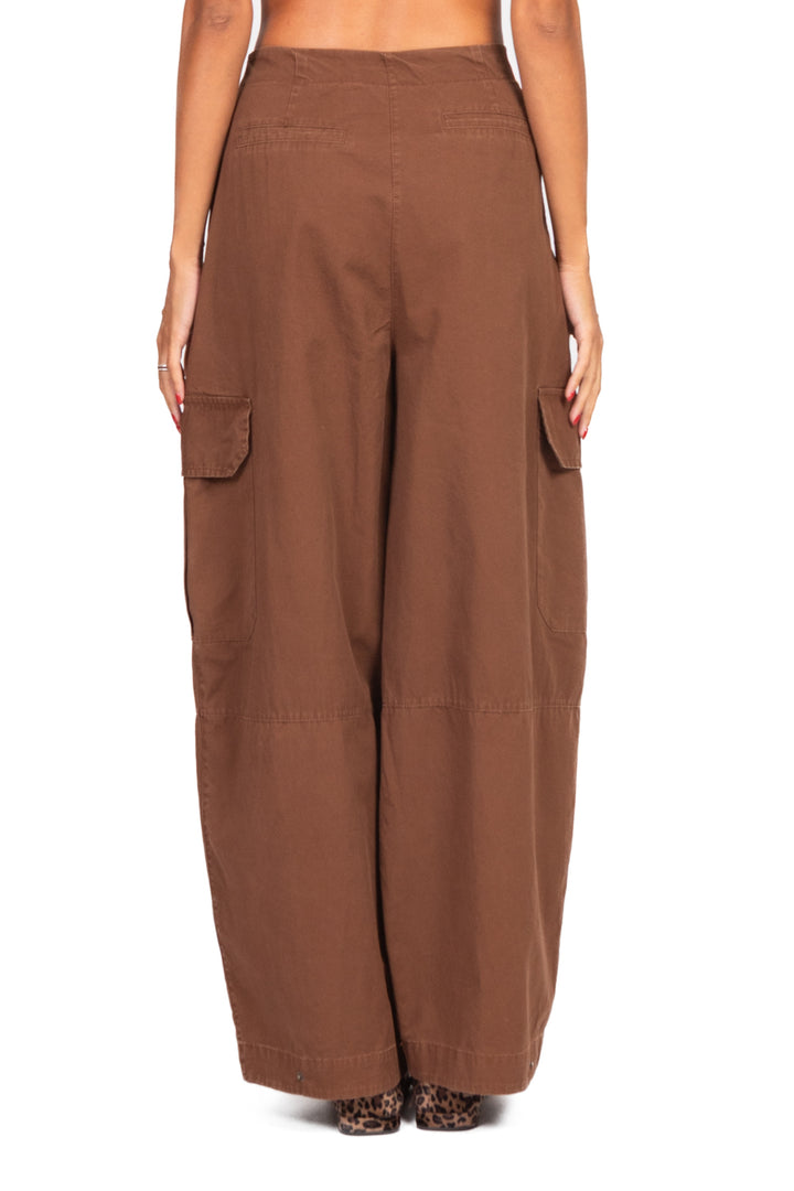 Tensione In - Pantalone barrel cargo Art. 37586