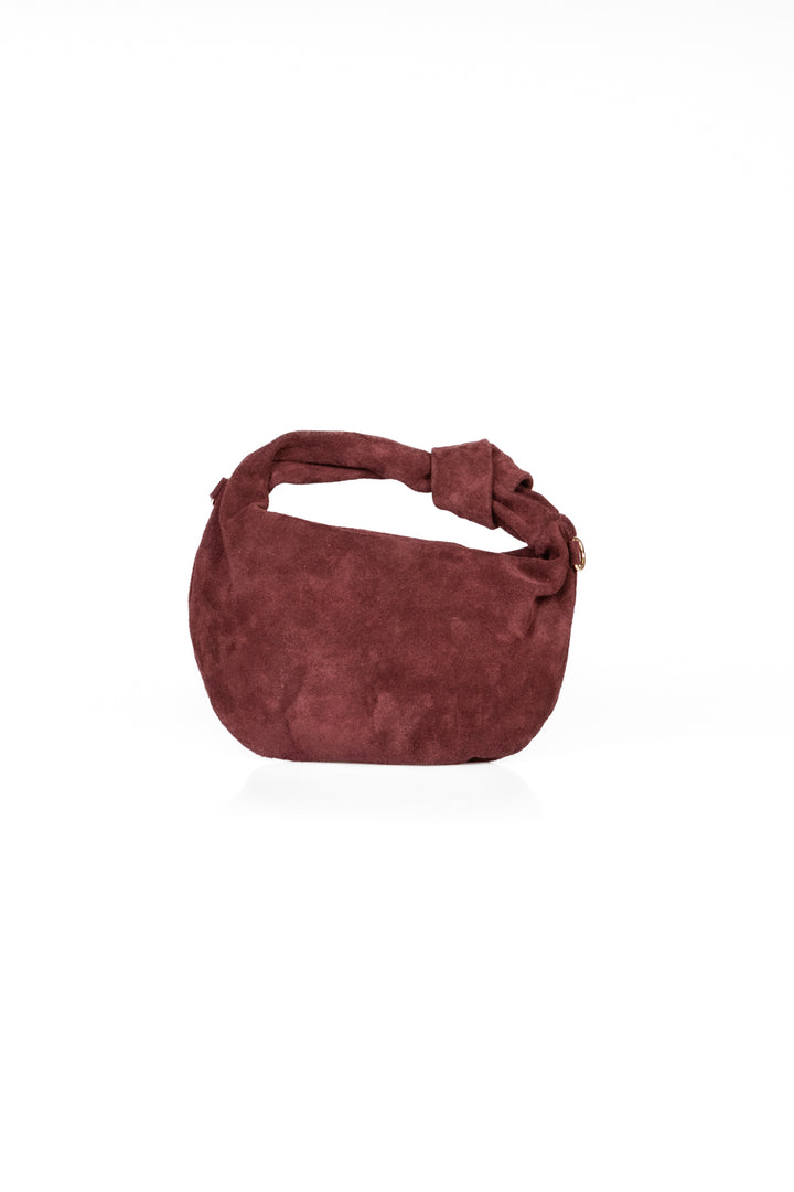 Upper - Borsa scamosciata con nodo