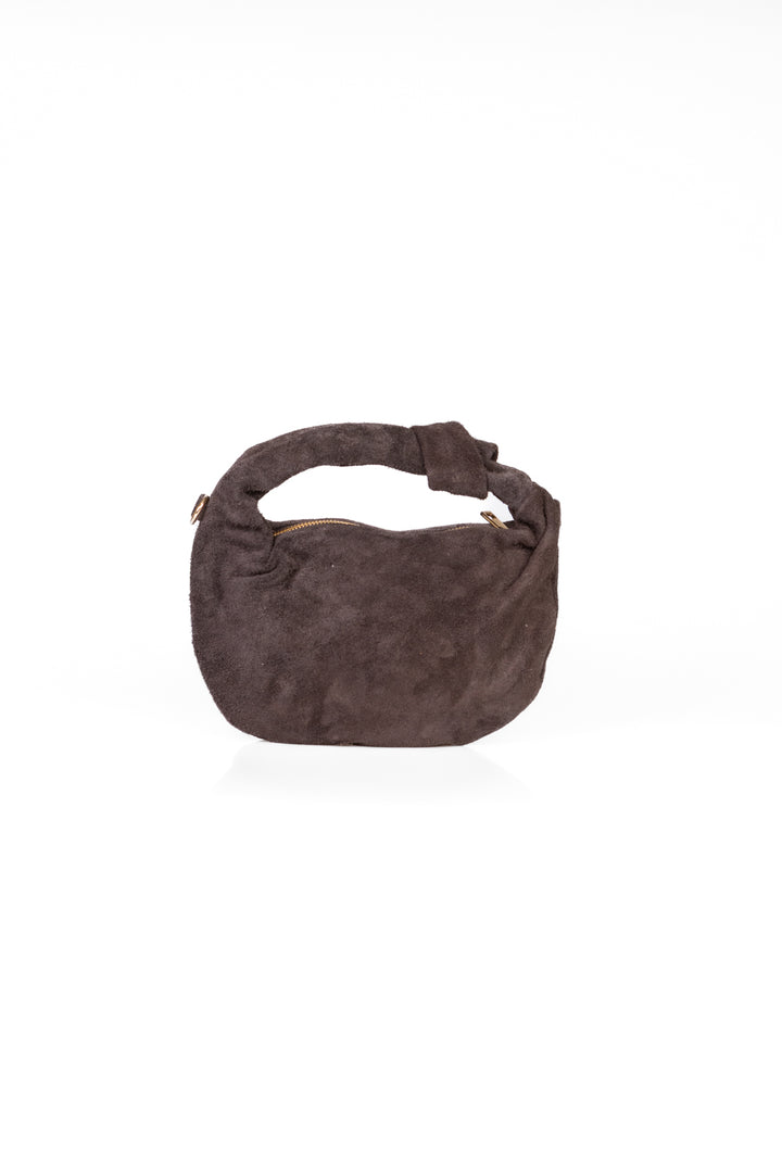 Upper - Borsa scamosciata con nodo