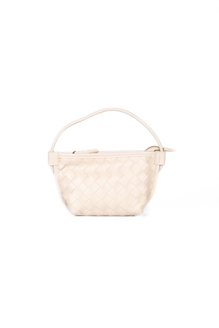 Upper - Borsa trapezio mini intrecciata