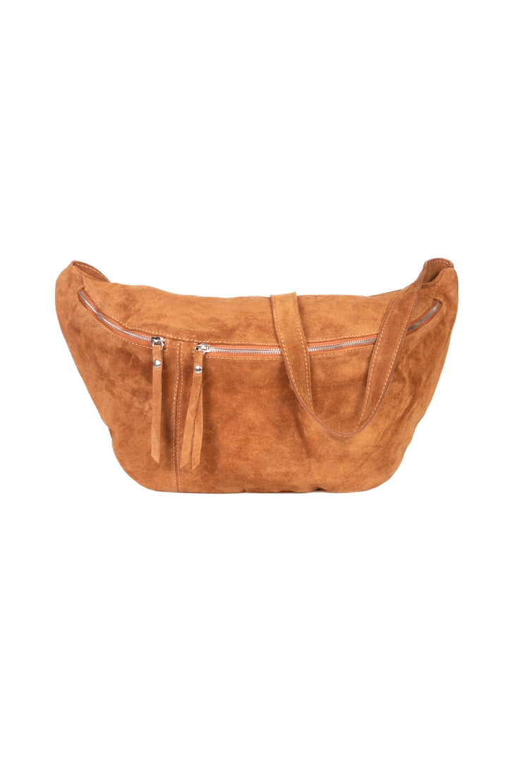 Upper - Marsupio scamosciato con zip