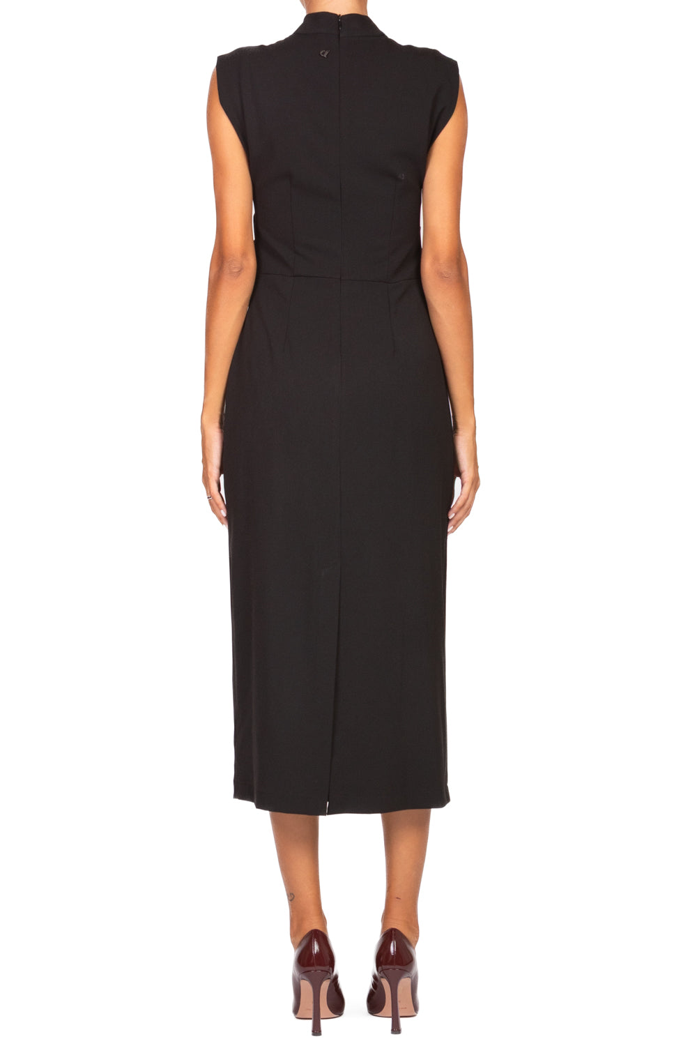 Dixie - Abito smanicato con drappeggio Art. A648Y048