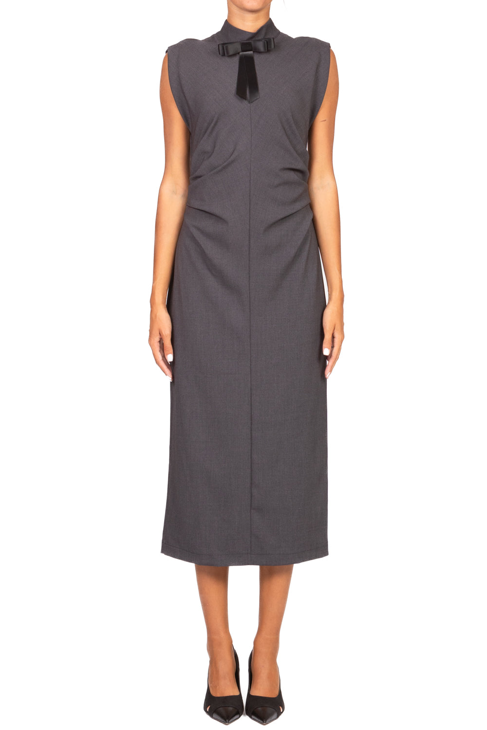 Dixie - Abito smanicato con drappeggio Art. A648Y048