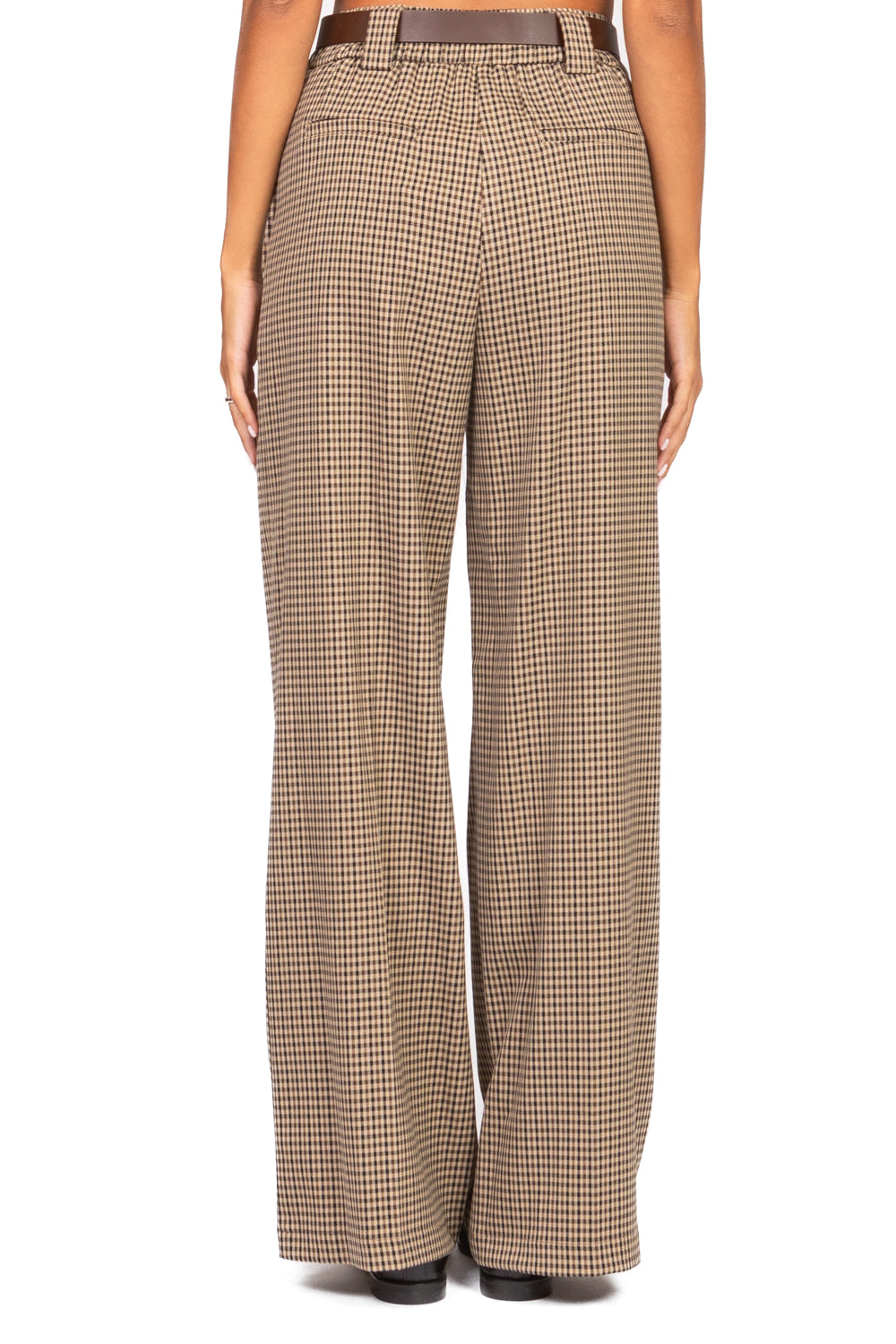 Tensione In - Pantalone pied de poule gamba dritta Art. 26P890