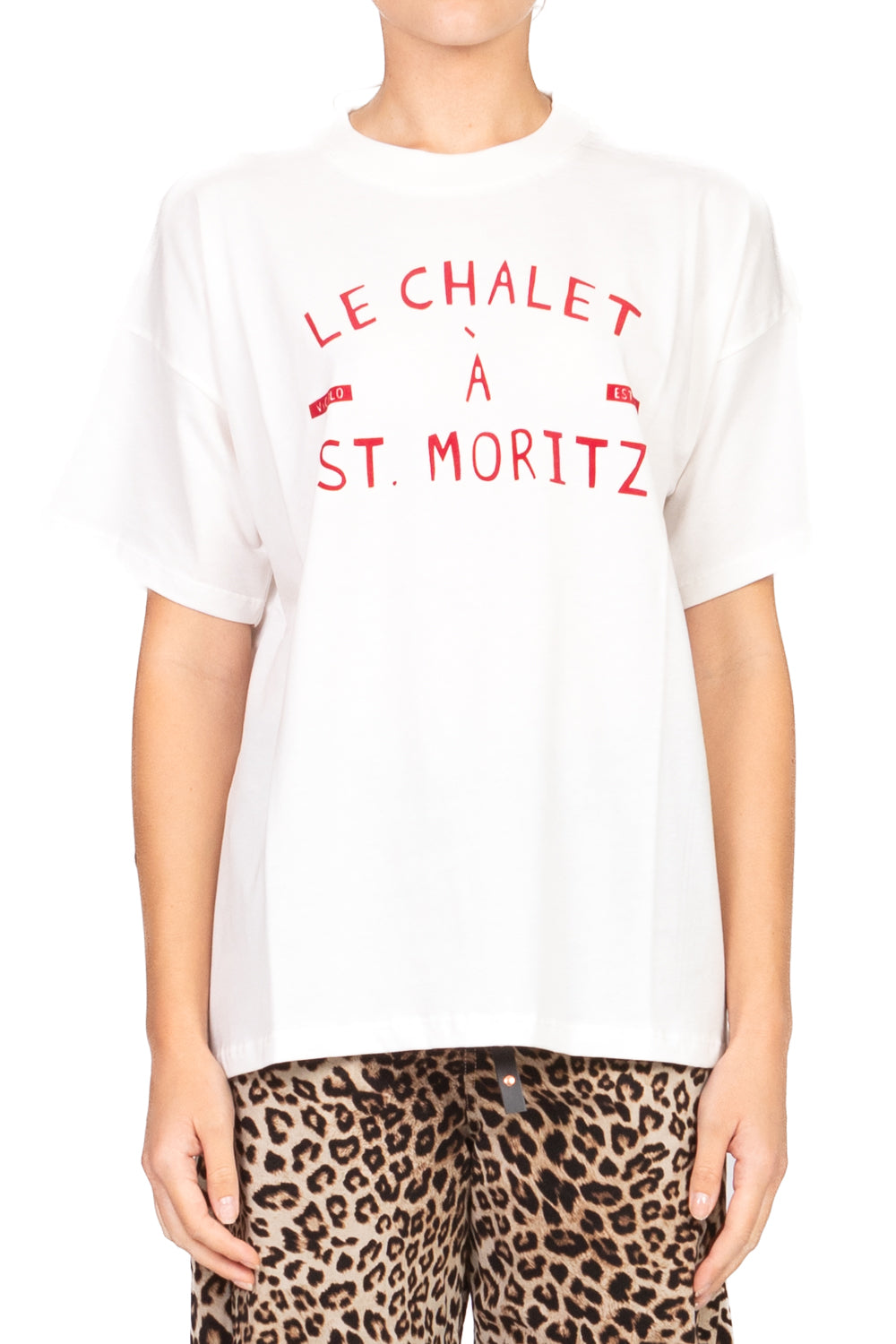 Vicolo - T-shirt "LE CHALET A ST.MORITZ" over Art. RF0092