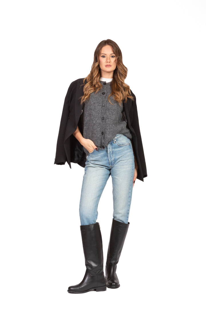Vicolo - Gilet con bottoni girocollo Art. 77232F