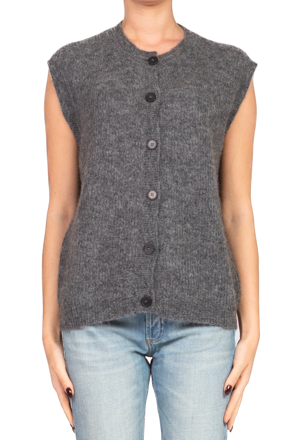Vicolo - Gilet con bottoni girocollo Art. 77232F