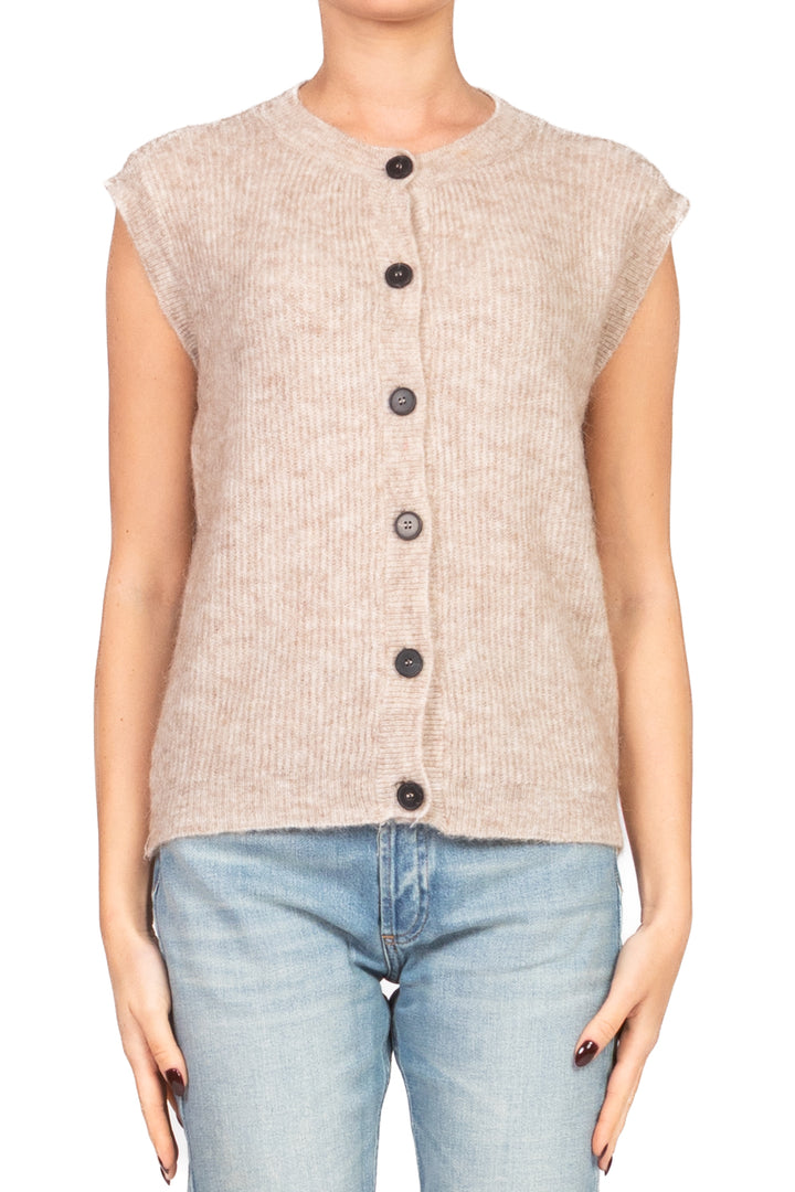 Vicolo - Gilet con bottoni girocollo Art. 77232F