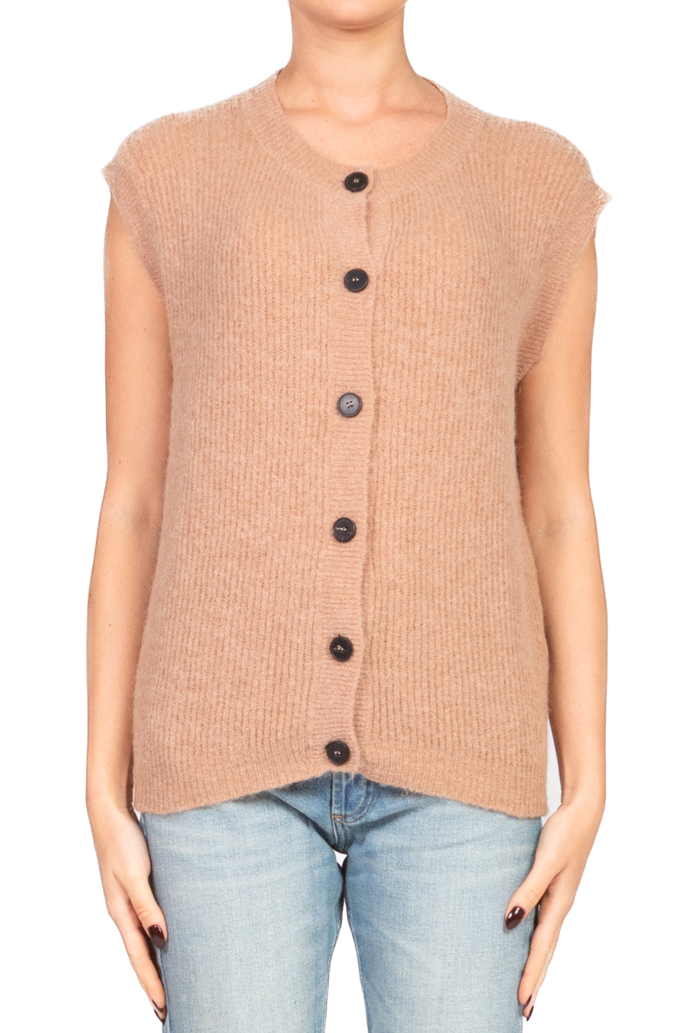 Vicolo - Gilet con bottoni girocollo Art. 77232F