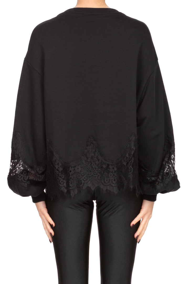 Tensione In - Felpa con inserti pizzo Art. 37683