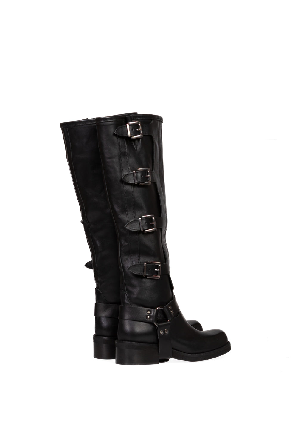 Divine Follie - Stivale biker con fibbie Art. 4631V/31