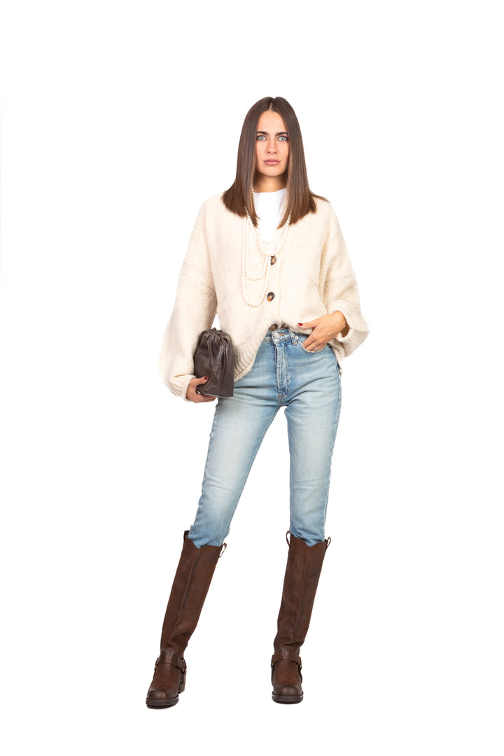 Vicolo - Cardigan over manica palloncino Art. 33053F