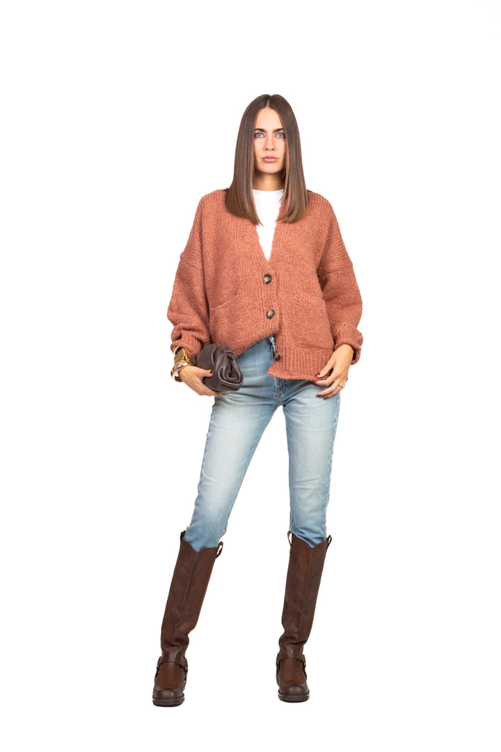 Vicolo - Cardigan over manica palloncino Art. 33053F