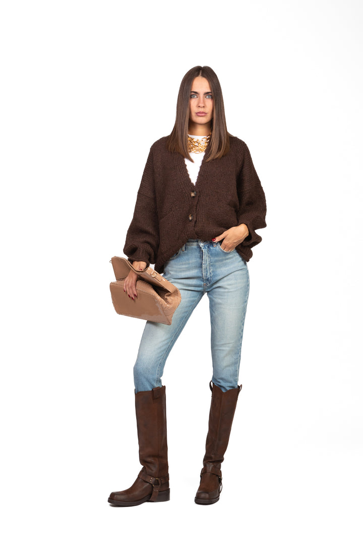 Vicolo - Cardigan over manica palloncino Art. 33053F