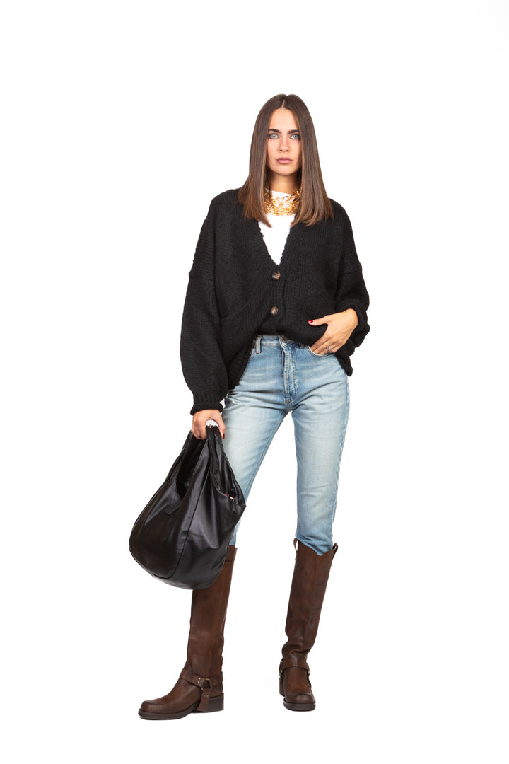 Vicolo - Cardigan over manica palloncino Art. 33053F