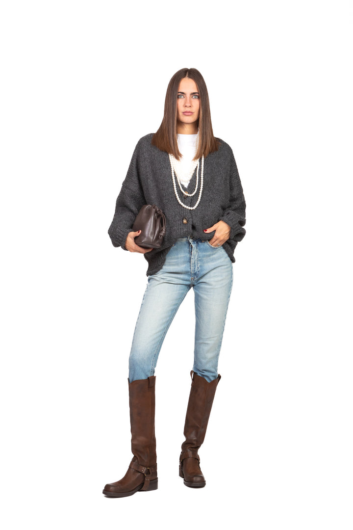 Vicolo - Cardigan over manica palloncino Art. 33053F