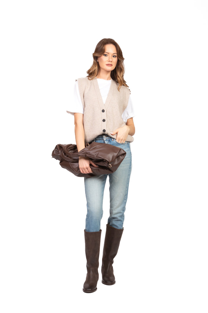 Vicolo - Gilet scollo v con bottoni Art. 77277F