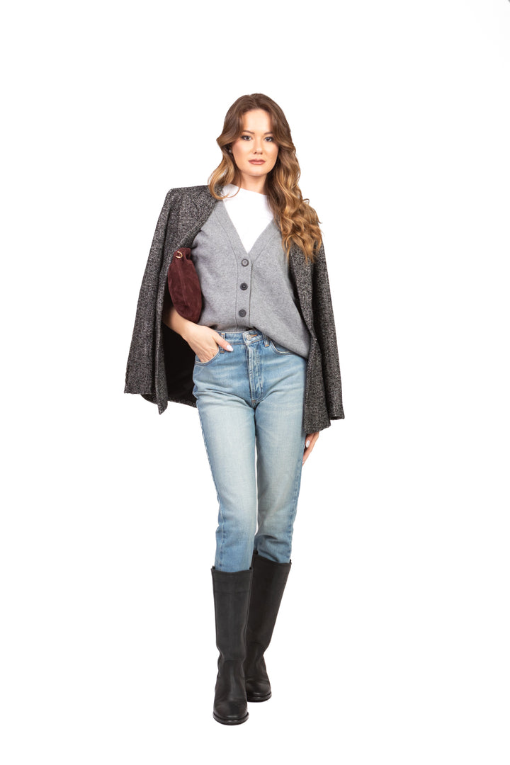 Vicolo - Gilet scollo v con bottoni Art. 77277F