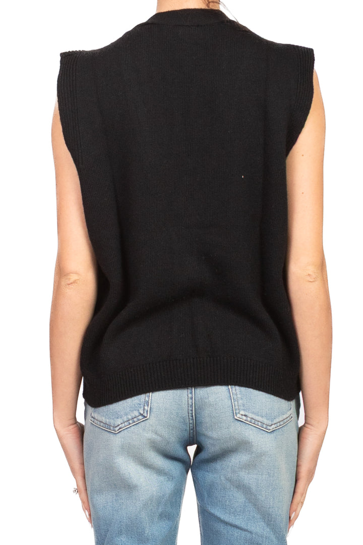 Vicolo - Gilet scollo v con bottoni Art. 77277F