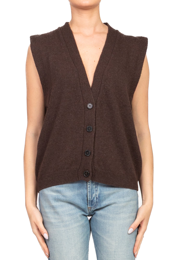 Vicolo - Gilet scollo v con bottoni Art. 77277F
