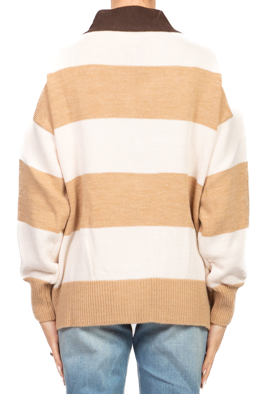 Vicolo - Cardigan rigato "C'est la vie" Art. 77241F
